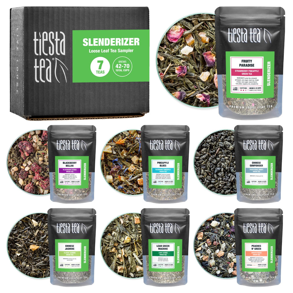 Tiesta Tea Fruity Paradise pouch ready for a bright morning pick-me-up.