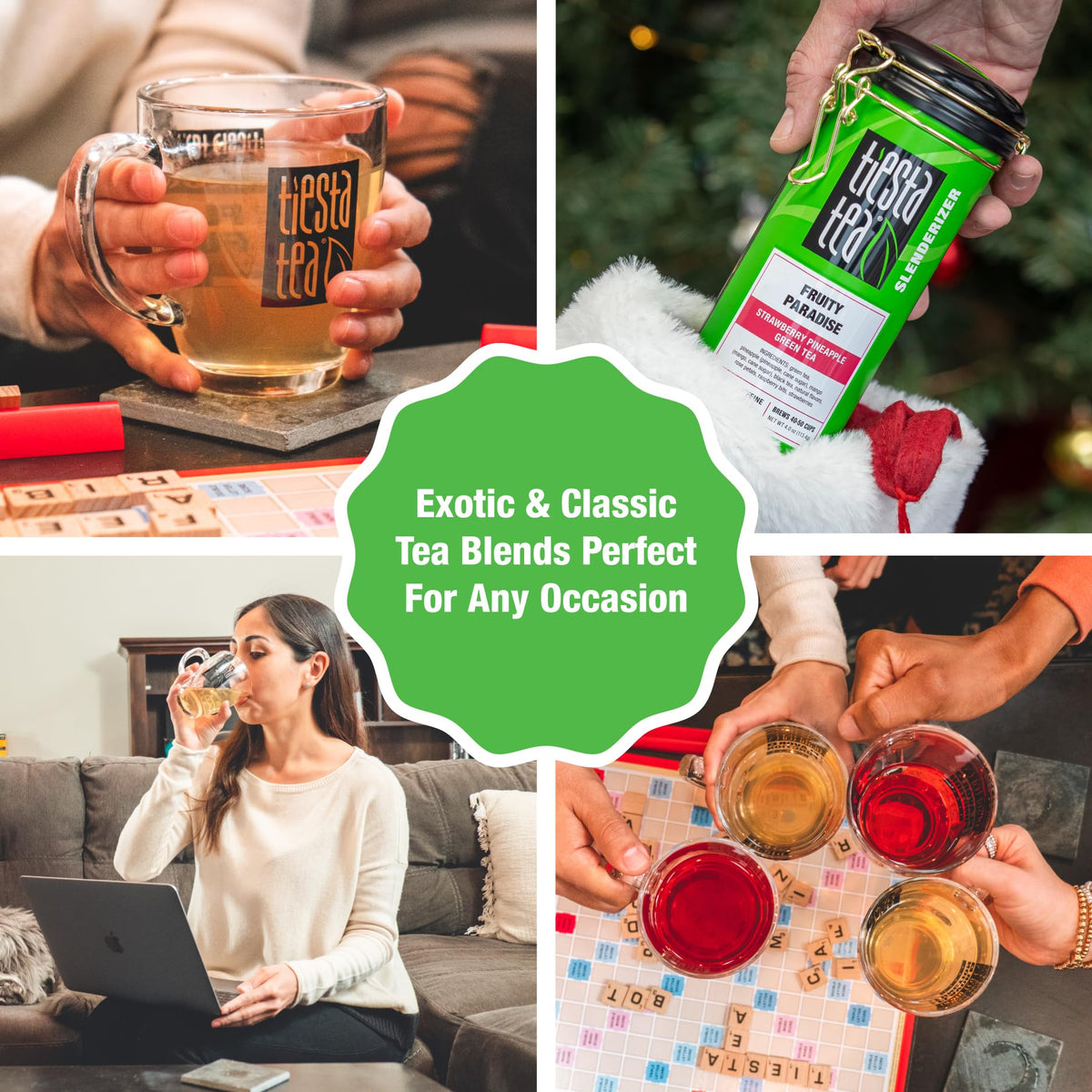 Seasonal Tiesta Tea Fruity Paradise flavors refresh gatherings across seasons