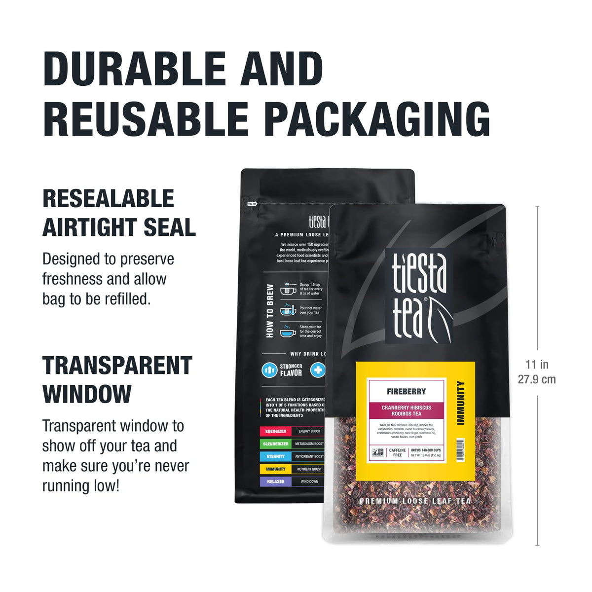 Tiesta Tea gift packaging mockup suggests seasonal gifting