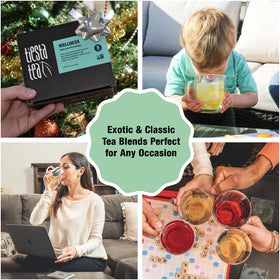 Tiesta Tea Ginger Sweet Peach pouch blends warmth with fruity peach notes.