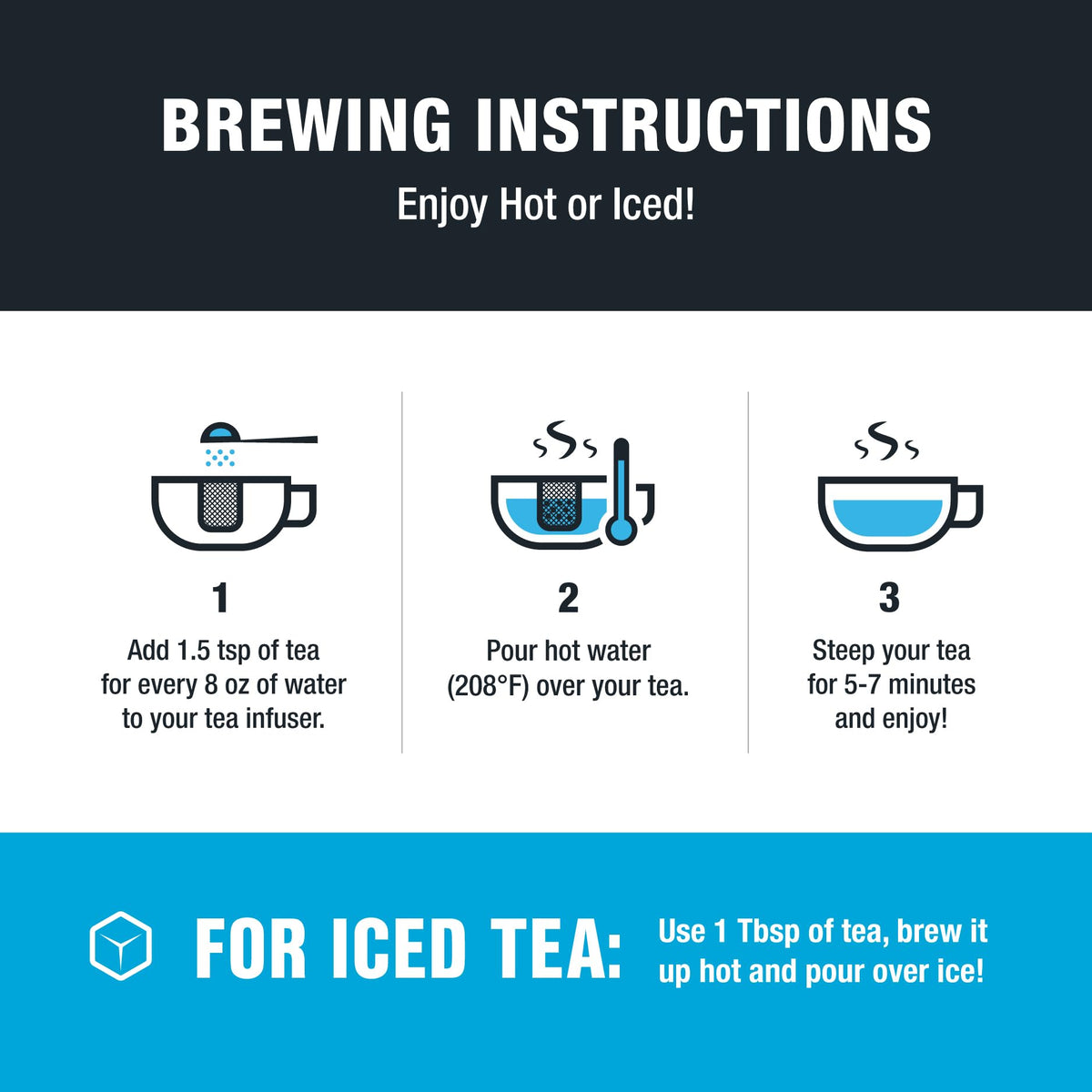Tiesta Tea iced brew offers a refreshing non caffeinated option for warm-weather sips