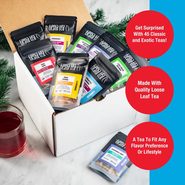 Hot and iced Tiesta Tea setup offers versatile serving options