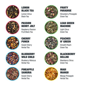 Tiesta Tea Lavender Chamomile herbal blend with calming aroma.