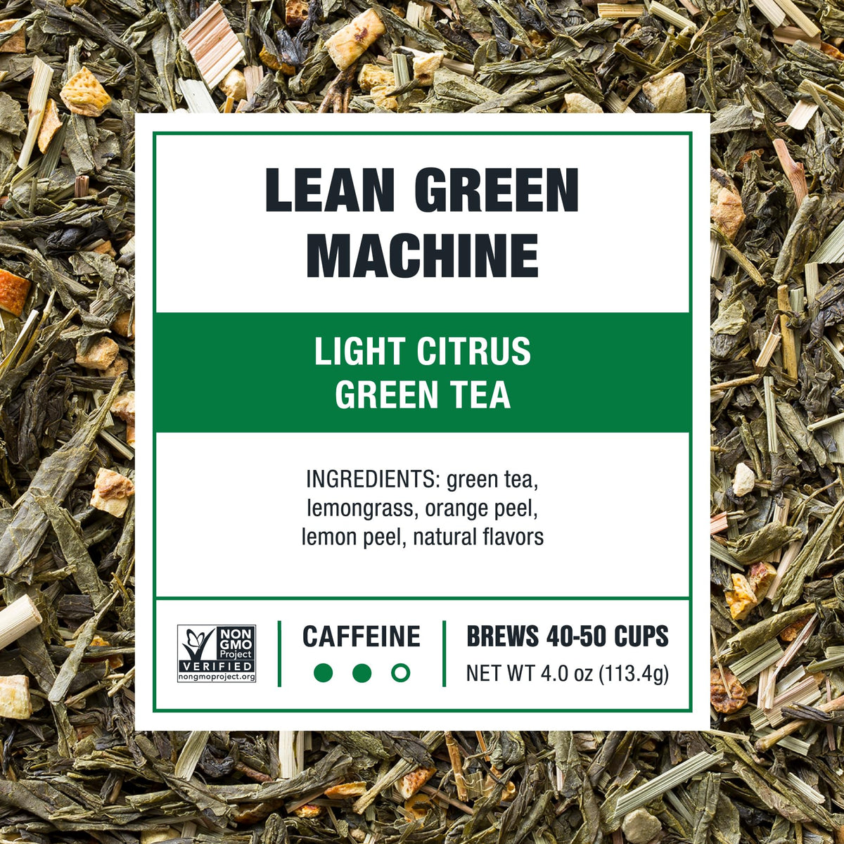 Tiesta Tea Lean Green Machine iced glass highlights vibrant citrus for cooling summer sips.