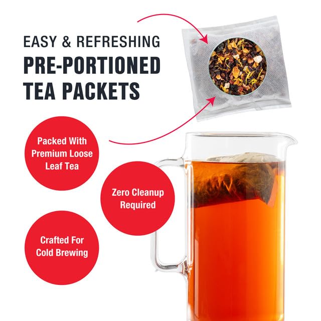 Tiesta Tea Meyer Lemon Zest cold brew with bright citrus notes.