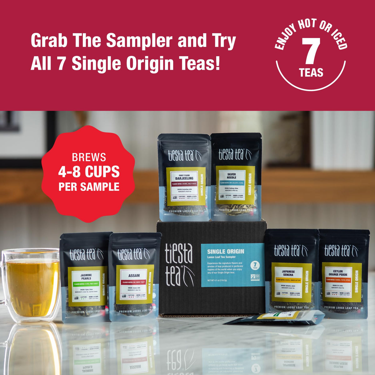 Tiesta Tea Milk Oolong delivers creamy, floral notes in every cup.