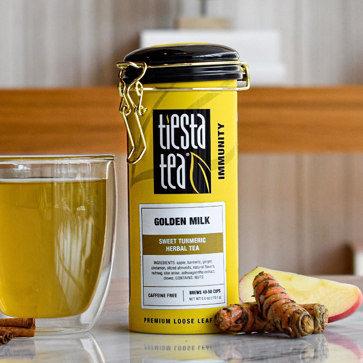 Tiesta Tea Mother's Day gift tin displayed, ideal for gifting