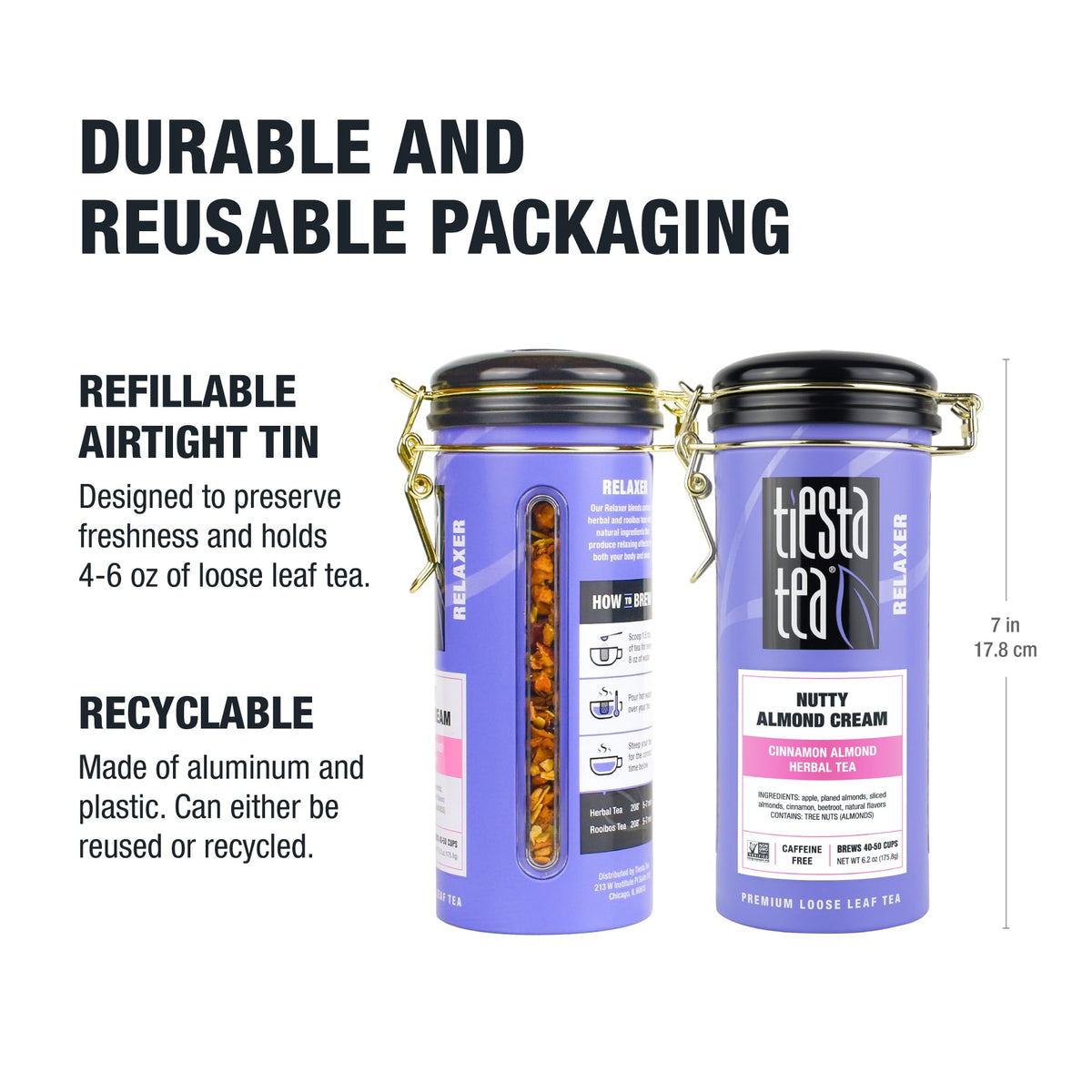 One tin can yield up to about 50 cups.