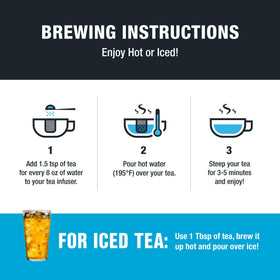 Tiesta Tea Passion Berry Jolt tea scoop for precise, easy measuring.