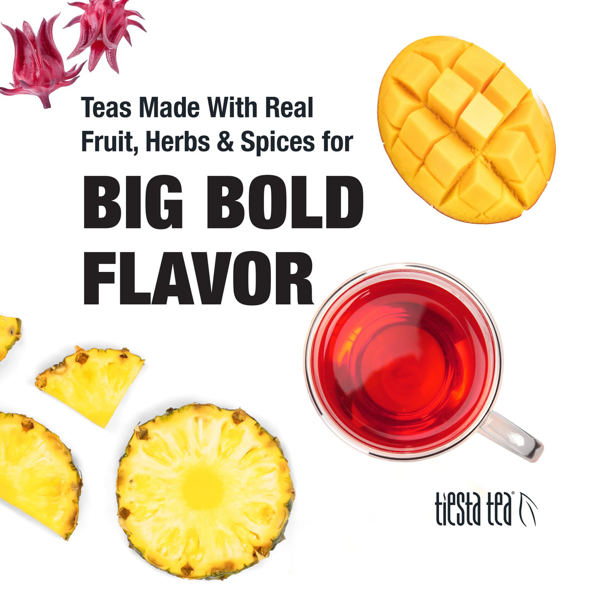 Tiesta Tea Pineapple Sangria reusable pouch keeps tea fresh and flavorful