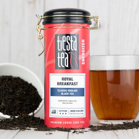 Tiesta Tea Royal Breakfast loose leaf tea leaves show premium quality