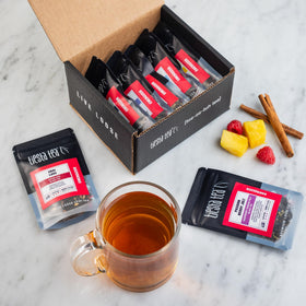 Royal Breakfast from Tiesta Tea sampler for a full-bodied morning cup.
