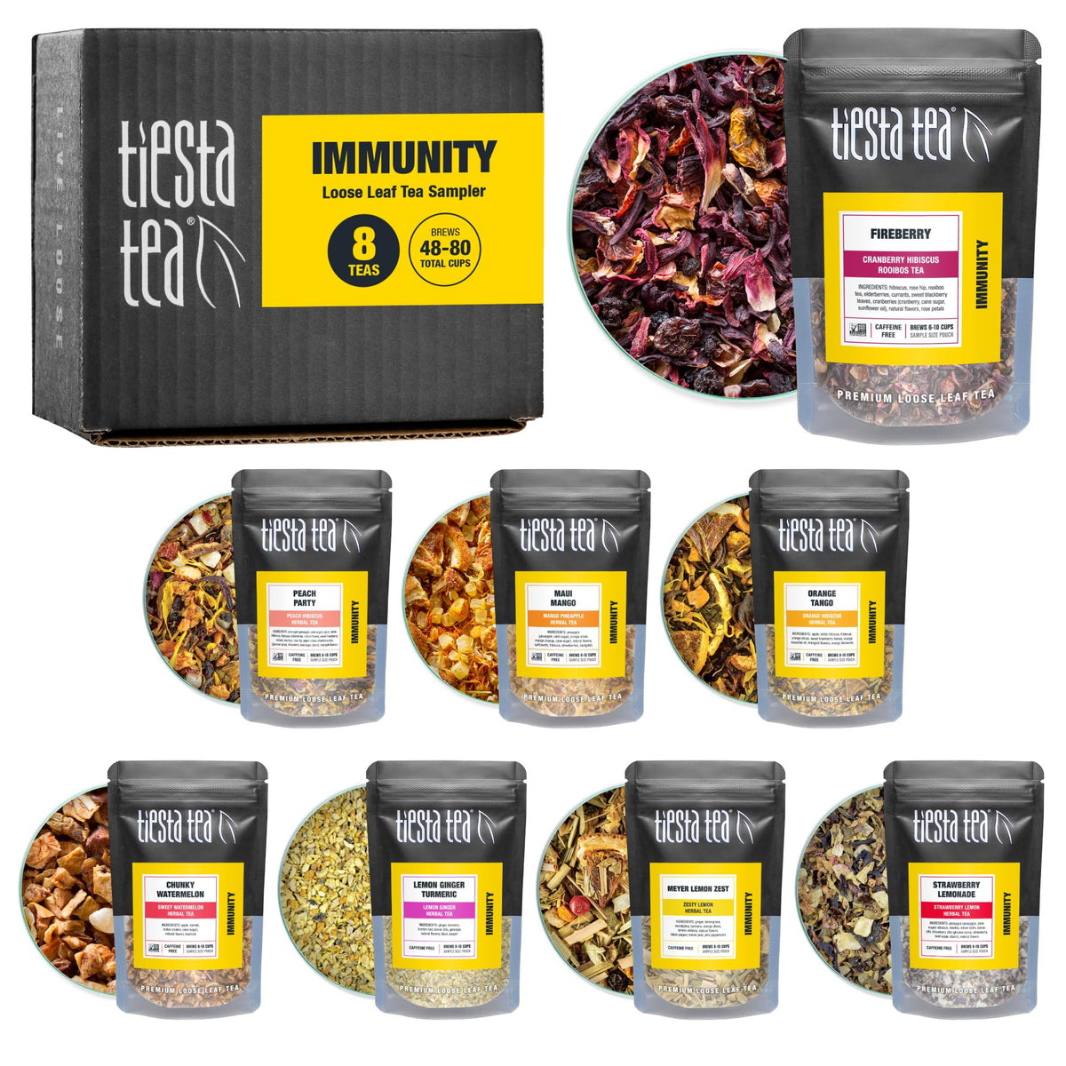 Tiesta Tea Maui Mango loose leaf for hot or iced tea