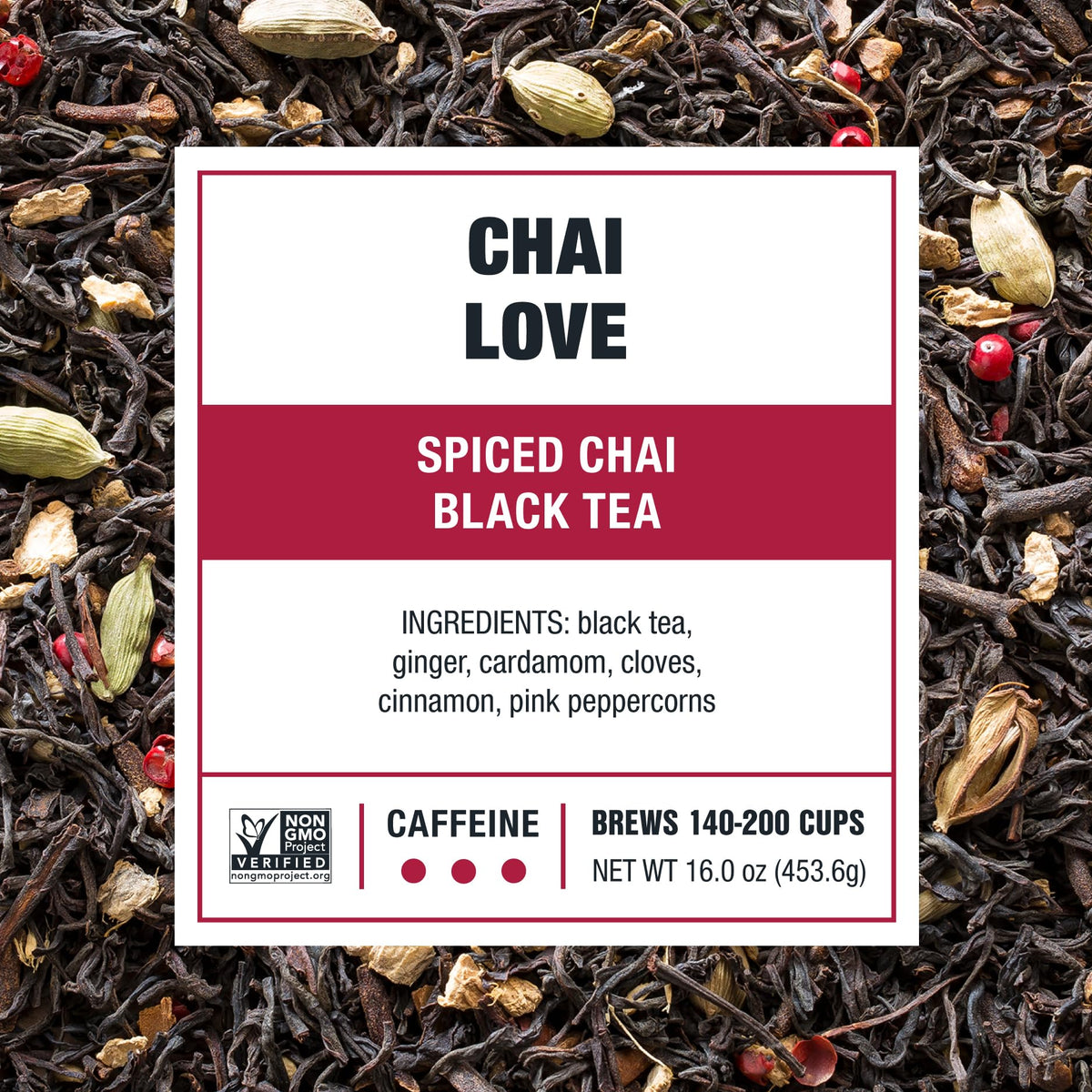Tiesta Tea Spiced Chai Black Tea steeping for rich flavor