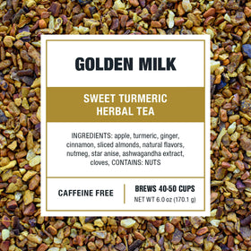 Tiesta Tea turmeric ginger cinnamon blend, warm spice aroma