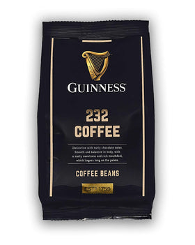 Tiki Tonga Guinness 232 Brew pack shot highlights premium whole beans for discerning coffee lovers
