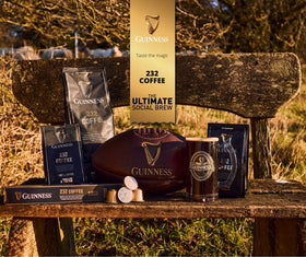 Tiki Tonga Guinness 232 Brew roast label, inspired by 232°C intensity.