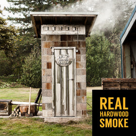 Tillamook Country Smoker hardwood smoke process highlights rich flavor from real wood.