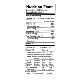 Tillamook Country Smoker ingredients poster shows beef and pork cuts used.