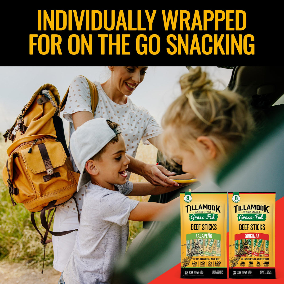 Keto-friendly, gluten-free protein snack smoked in Oregon.
