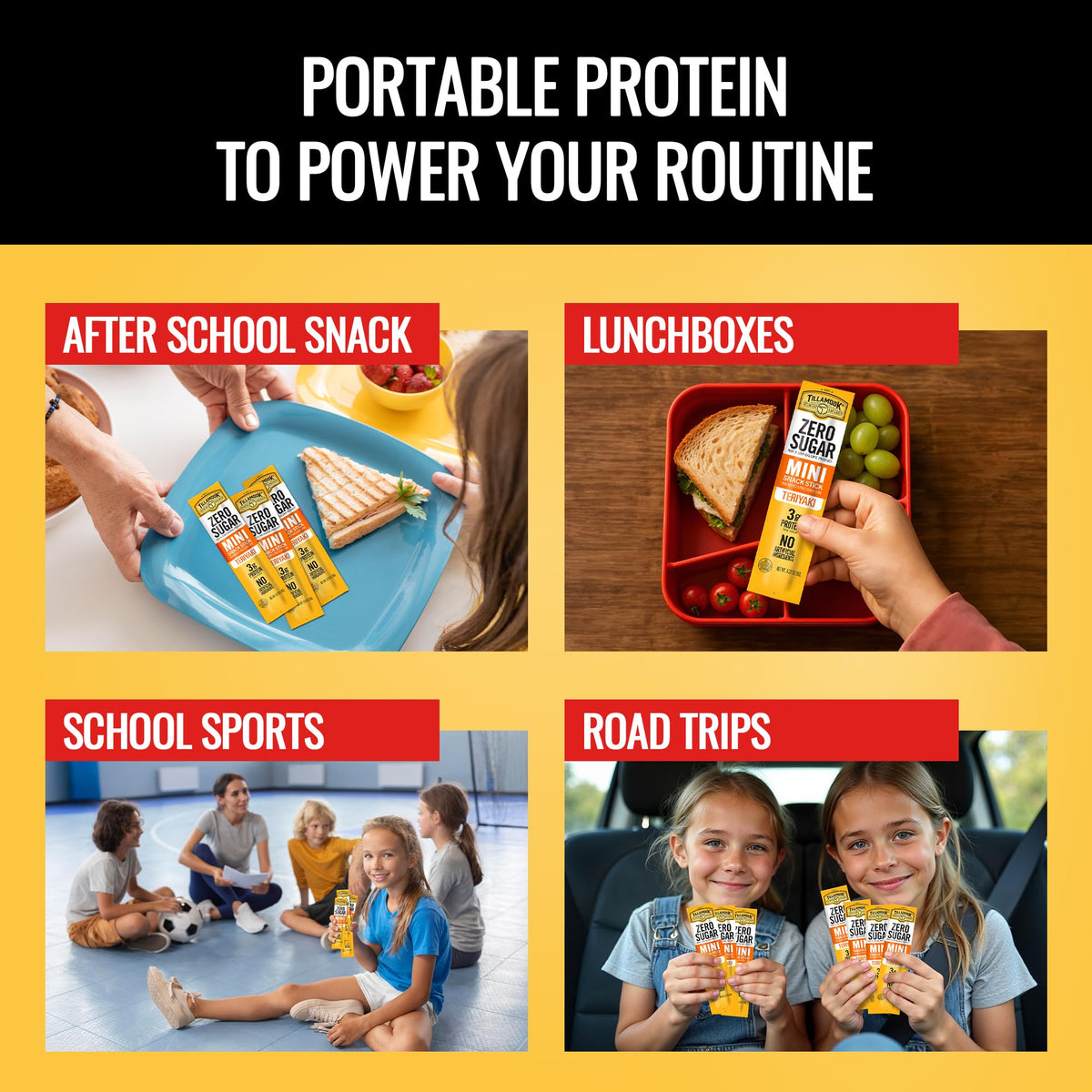 Lunchtime lunchbox ready, neatly wrapped minis for on-the-go.