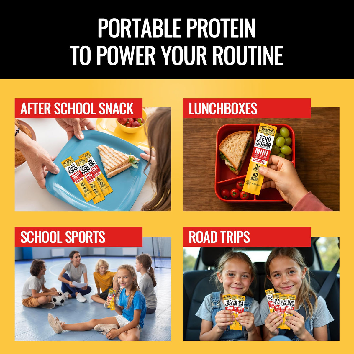 Tillamook lunchbox snack idea suitable for kids and adults.