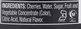 Tillen Farms Cherries Bada Bing label close-up, premium preserves for desserts