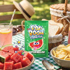TILTAY POP BOOM popping candy sparkles in a bowl, festive snacking option.