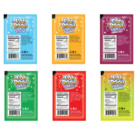 TILTAY POP BOOM strawberry popping candy close-up, adds fun to desserts.