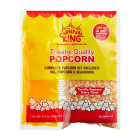 The Tilted Egg Carnival King kernels primed for theater-style popping in a popcorn machine.
