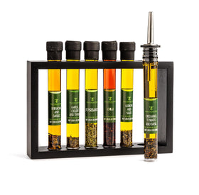 Tilz Collection Chilli Oil bottle adds gentle heat; great for finishing grilled meats and pizzas.