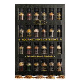 TILZ COLLECTION Spice Gift Set with glass bottles, 24 flavors for versatile cooking