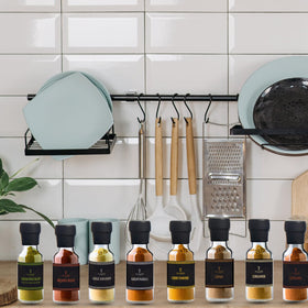 TILZ COLLECTION spice bottles preserve freshness and aroma