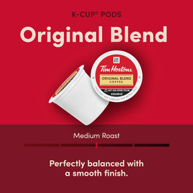 Tim Hortons Original Blend Arabica beans demonstrate a balanced medium roast.