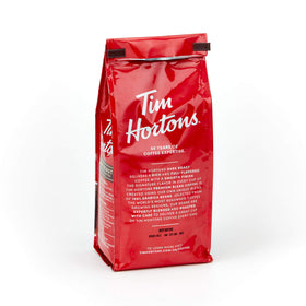 Tim Hortons 100% Arabica beans ready for premium flavor.