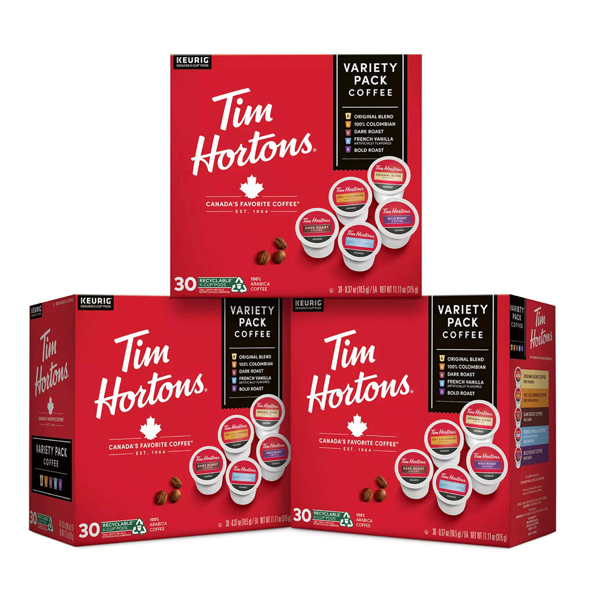 Tim Hortons Original Blend 90ct coffee pods for daily mornings
