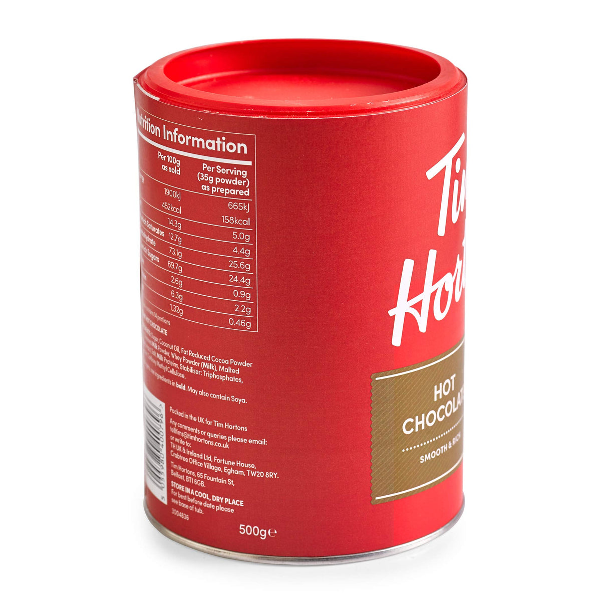 Tim Hortons hot chocolate with silky milk swirl, a comforting afternoon treat