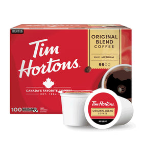 Tim Hortons Original Blend medium roast pod for Keurig brewers, ideal for a balanced morning cup.