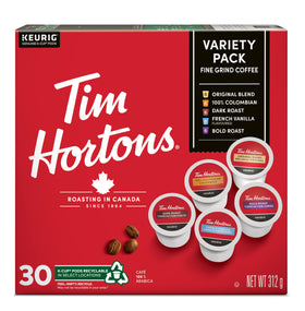 Tim Hortons Variety K-Cup Original cups for home brewing