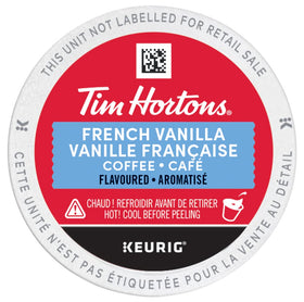 Tim Hortons packaging shows easy, mess-free use in Keurig brewers