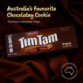 Tim Tam cookies dunked with a hot beverage to enhance flavor.
