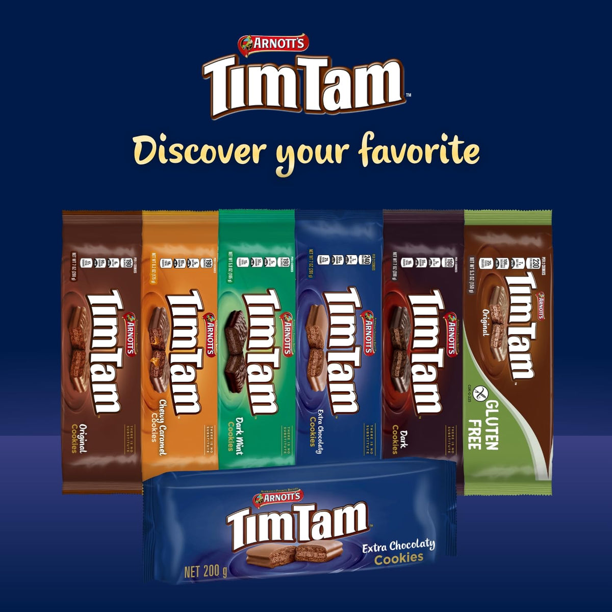 Tim Tam Dark Mint pack delivers a bold minty note for chocolate lovers.