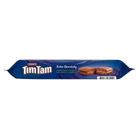 Australian-made Tim Tam cookies showcase authentic brand quality and heritage.