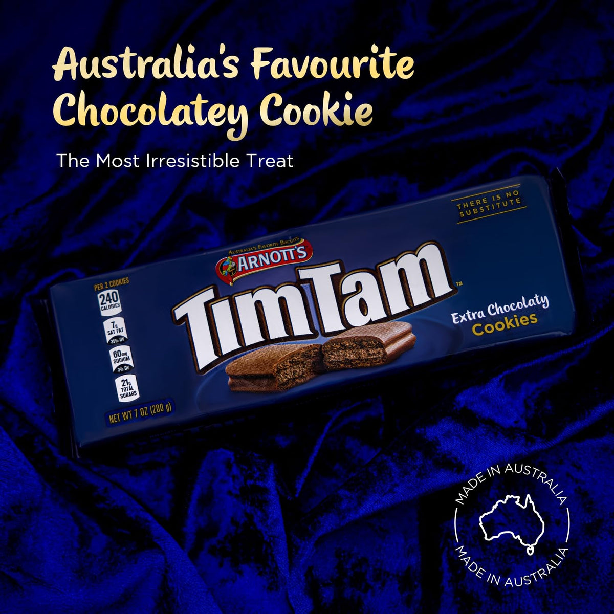 Tim Tam Original flavor pack provides classic chocolate indulgence for moments of pause.