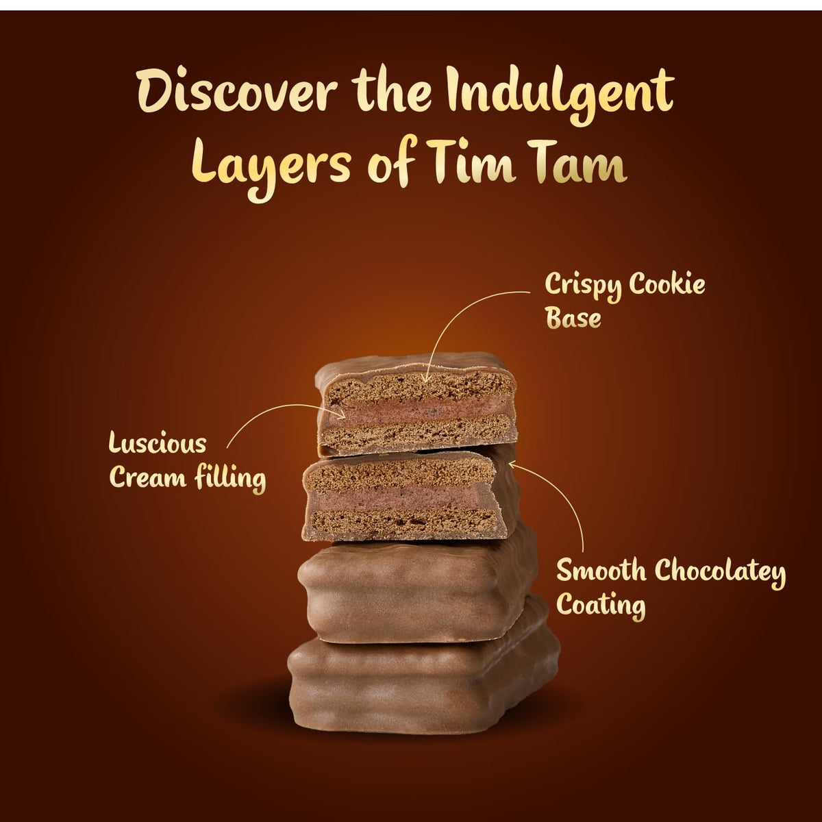 Tim Tam as a tea-time snack, pairing nicely with conversations.