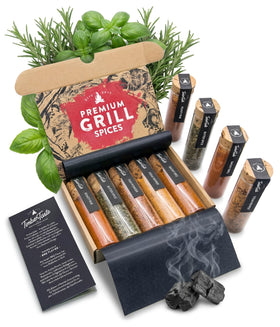 Timber Taste BBQ spice blend for smoky grilling flavor.