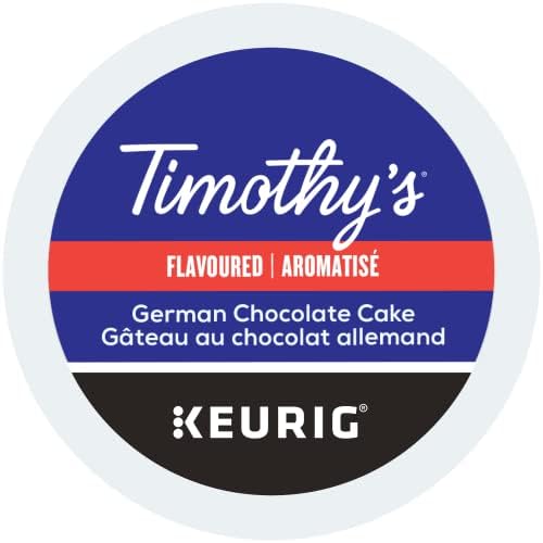 Timothy's World Coffee aroma-brew K-Cup emphasizes inviting aromas.