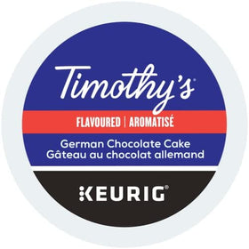 Timothy's World Coffee aroma-brew K-Cup emphasizes inviting aromas.