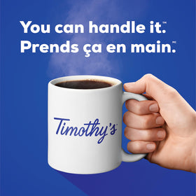 Timothy's World Coffee keurig-breakfast-mug K-Cup for quick daily ritual.