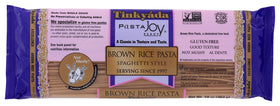 Tinkyada brown rice pasta spaghetti pack 12 — gluten-free dinner option.